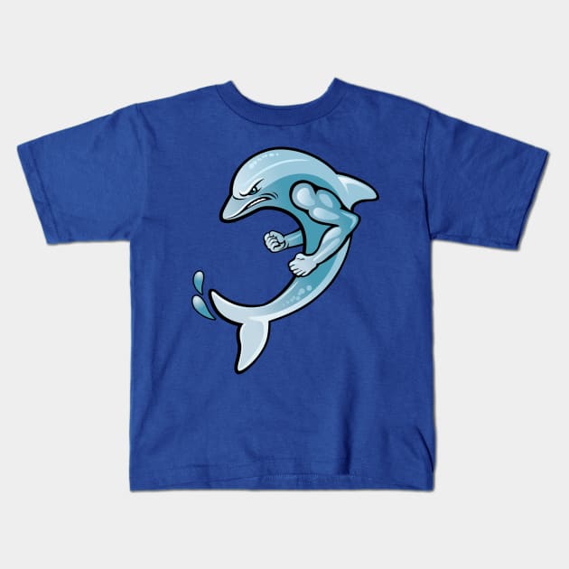 Dolphin Kids T-Shirt by SWON Design